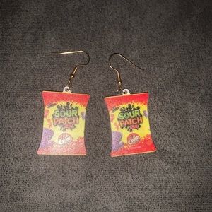 Sour Patch Kids Crush Candy Snacks Products Earrings -25